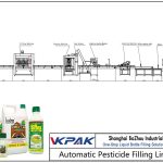 Automatic Pesticide Filling Line Llinell Llenwi Plaladdwyr Awtomatig