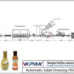 Automatic Salad Dressing Filling Line Llinell Llenwi Gwisgo Salad Awtomatig