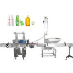Automatic Linear Pressing Bottle Cap Capping Machine Peiriant Capio Cap Potel Gwasgu Llinellol Awtomatig